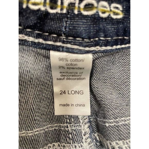 NWT Maurices Denim Jeans Size 24 Long - Picture 5 of 6